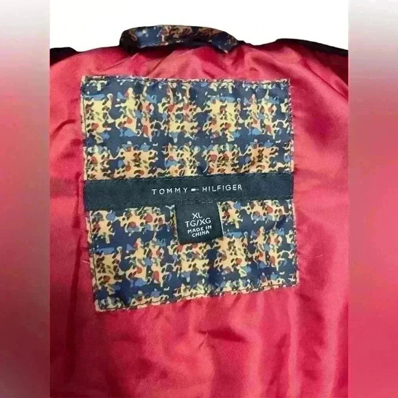 Tommy Hilfiger Zipper Plaid Down Vest Size XL - Picture 3 of 4